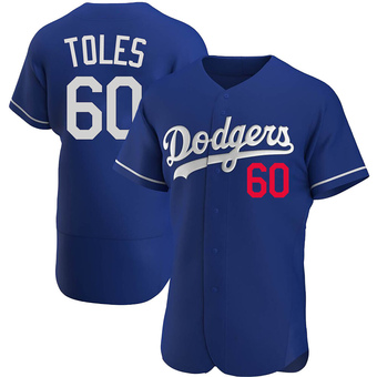 Authentic Los Angeles Dodgers Andrew Toles Alternate Jersey - Royal