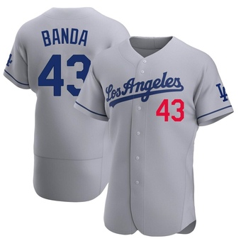 Authentic Los Angeles Dodgers Anthony Banda Away Jersey - Gray