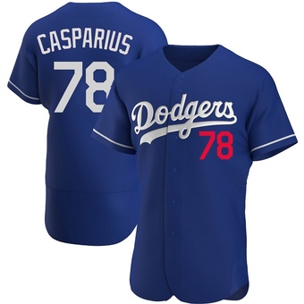 Authentic Los Angeles Dodgers Ben Casparius Alternate Jersey - Royal