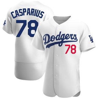 Authentic Los Angeles Dodgers Ben Casparius Home Jersey - White