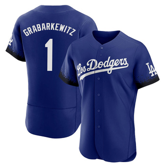 Authentic Los Angeles Dodgers Billy Grabarkewitz 2021 City Connect Jersey - Royal