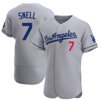 Authentic Los Angeles Dodgers Blake Snell Away Jersey - Gray