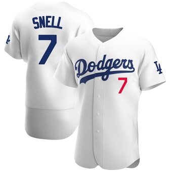 Authentic Los Angeles Dodgers Blake Snell Home Jersey - White