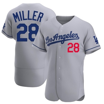 Authentic Los Angeles Dodgers Bobby Miller Away Jersey - Gray