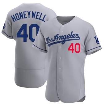 Authentic Los Angeles Dodgers Brent Honeywell Away Jersey - Gray