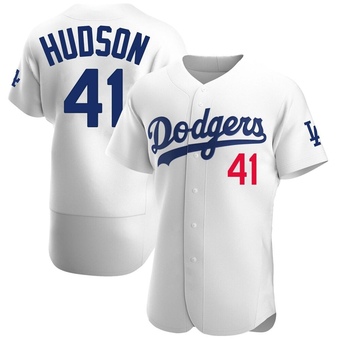 Authentic Los Angeles Dodgers Daniel Hudson Home Jersey - White