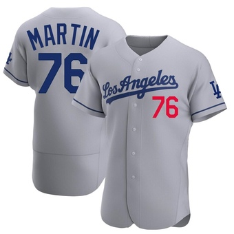 Authentic Los Angeles Dodgers J.D. Martin Away Jersey - Gray