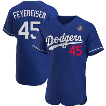 Authentic Los Angeles Dodgers J.P. Feyereisen Alternate 2024 World Series Jersey - Royal