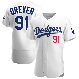 Authentic Los Angeles Dodgers Jack Dreyer Home Jersey - White