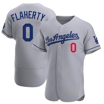 Authentic Los Angeles Dodgers Jack Flaherty Away Jersey - Gray