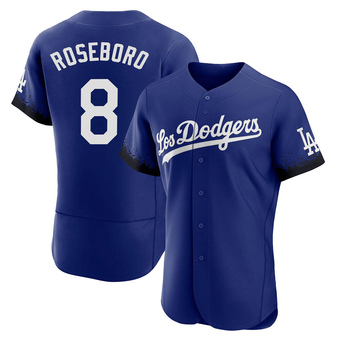 Authentic Los Angeles Dodgers John Roseboro 2021 City Connect Jersey - Royal