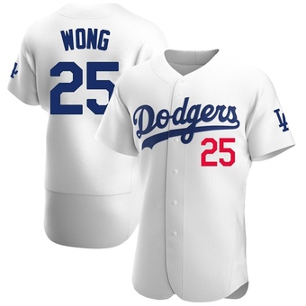 Authentic Los Angeles Dodgers Kolten Wong Home Jersey - White