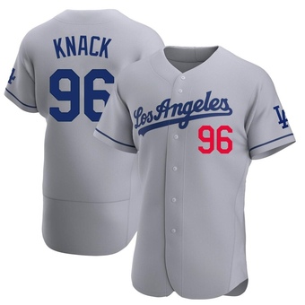 Authentic Los Angeles Dodgers Landon Knack Away Jersey - Gray