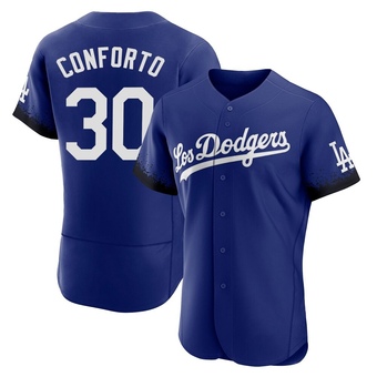 Authentic Los Angeles Dodgers Michael Conforto 2021 City Connect Jersey - Royal