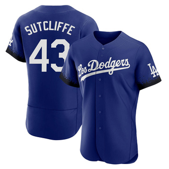 Authentic Los Angeles Dodgers Rick Sutcliffe 2021 City Connect Jersey - Royal