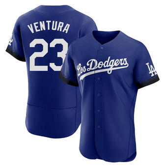 Authentic Los Angeles Dodgers Robin Ventura 2021 City Connect Jersey - Royal