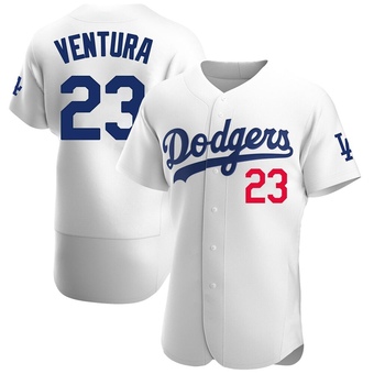 Authentic Los Angeles Dodgers Robin Ventura Home Jersey - White