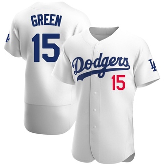 Authentic Los Angeles Dodgers Shawn Green Home Jersey - White