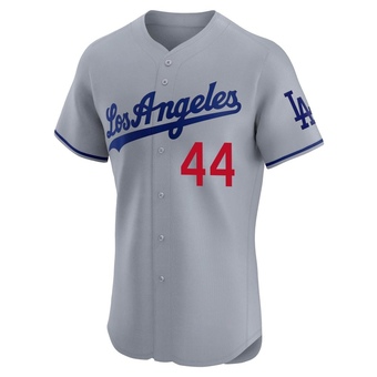 Elite Los Angeles Dodgers Andy Pages Road Jersey - Gray