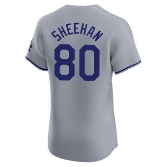 Elite Los Angeles Dodgers Emmet Sheehan Road Jersey - Gray