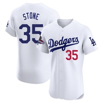 Elite Los Angeles Dodgers Gavin Stone Home World Series Champions Jersey - White