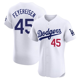 Elite Los Angeles Dodgers J.P. Feyereisen Home Jersey - White