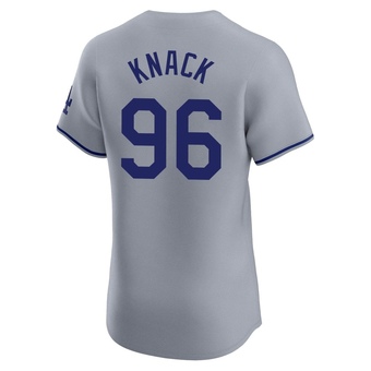 Elite Los Angeles Dodgers Landon Knack Road Jersey - Gray