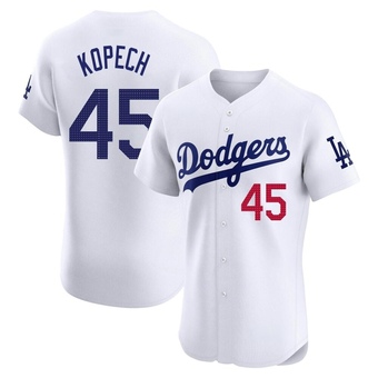 Elite Los Angeles Dodgers Michael Kopech Home Jersey - White