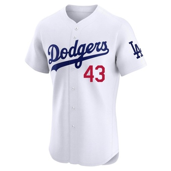 Elite Los Angeles Dodgers Rick Sutcliffe Home Jersey - White