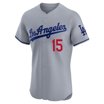 Elite Los Angeles Dodgers Shawn Green Gray Road Jersey - Green