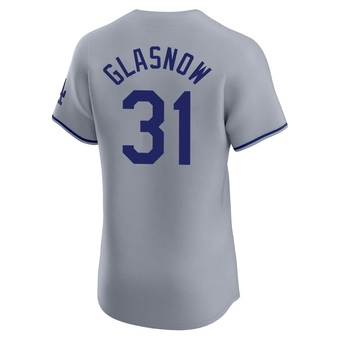 Elite Los Angeles Dodgers Tyler Glasnow Road Jersey - Gray