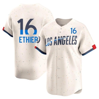 Limited Los Angeles Dodgers Andre Ethier 2024 City Connect Jersey - Cream