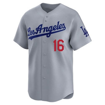 Limited Los Angeles Dodgers Andre Ethier Away Jersey - Gray