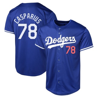 Limited Los Angeles Dodgers Ben Casparius Alternate Jersey - Royal