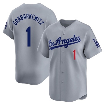 Limited Los Angeles Dodgers Billy Grabarkewitz Away Jersey - Gray