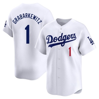 Limited Los Angeles Dodgers Billy Grabarkewitz Home Jersey - White