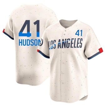 Limited Los Angeles Dodgers Daniel Hudson 2024 City Connect Jersey - Cream