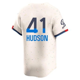 Limited Los Angeles Dodgers Daniel Hudson 2024 City Connect Jersey - Cream