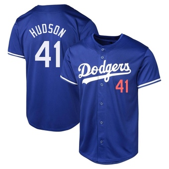 Limited Los Angeles Dodgers Daniel Hudson Alternate Jersey - Royal