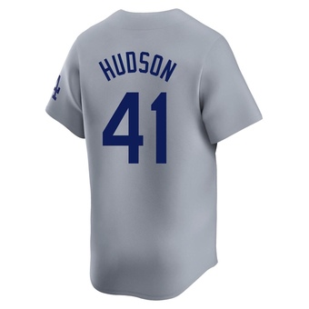 Limited Los Angeles Dodgers Daniel Hudson Away Jersey - Gray