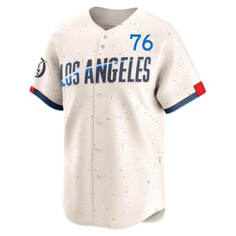 Limited Los Angeles Dodgers Diego Cartaya 2024 City Connect Jersey - Cream