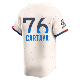 Limited Los Angeles Dodgers Diego Cartaya 2024 City Connect Jersey - Cream