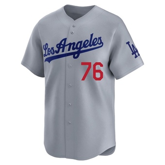 Limited Los Angeles Dodgers Diego Cartaya Away Jersey - Gray