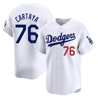 Limited Los Angeles Dodgers Diego Cartaya Home Jersey - White