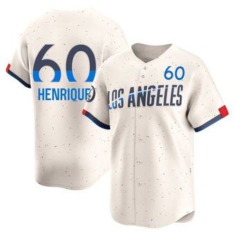 Limited Los Angeles Dodgers Edgardo Henriquez 2024 City Connect Jersey - Cream