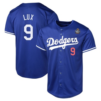 Limited Los Angeles Dodgers Gavin Lux Alternate 2024 World Series Jersey - Royal