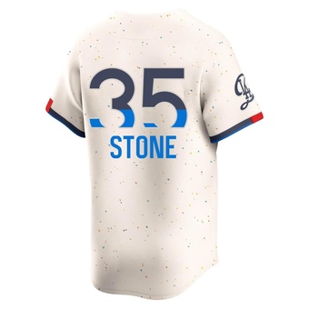 Limited Los Angeles Dodgers Gavin Stone 2024 City Connect Jersey - Cream