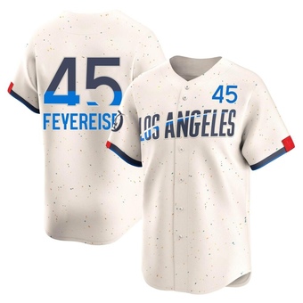 Limited Los Angeles Dodgers J.P. Feyereisen 2024 City Connect Jersey - Cream