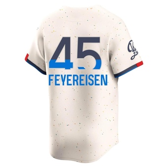 Limited Los Angeles Dodgers J.P. Feyereisen 2024 City Connect Jersey - Cream