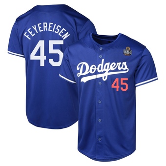 Limited Los Angeles Dodgers J.P. Feyereisen Alternate 2024 World Series Jersey - Royal